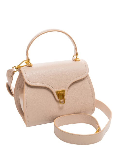MARVIN Mini leather handbag with shoulder strap rosette - Women’s Bags