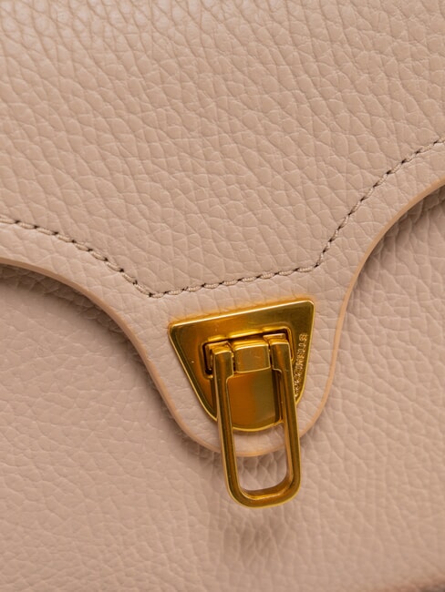 MARVIN Mini leather handbag with shoulder strap rosette - Women’s Bags