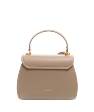 COCCINELLE MARVIN Mini leather handbag with shoulder strap warm taupe - Women’s Bags - 3