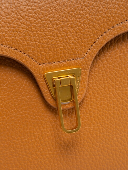 MARVIN Leather handbag with shoulder strap CUIR - Women&rsquo;s Bags