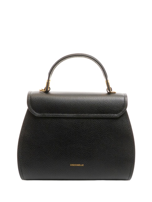 MARVIN Leather handbag with shoulder strap Black - Women’s Bags