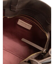 COCCINELLE KLICHE Leather handbag with shoulder strap brown fondant - Women’s Bags - 6