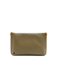 COCCINELLE HYLE Small flat leather shoulder bag laurel green - Women’s Bags - 3