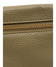 COCCINELLE HYLE Small flat leather shoulder bag laurel green - Women’s Bags - 6