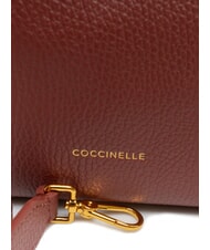 COCCINELLE RHEA Small shoulder bag with shoulder strap brandy - Women’s Bags - 5