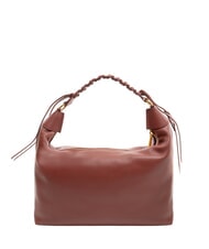 COCCINELLE RHEA Leather shoulder bag with shoulder strap brandy - Women’s Bags - 3