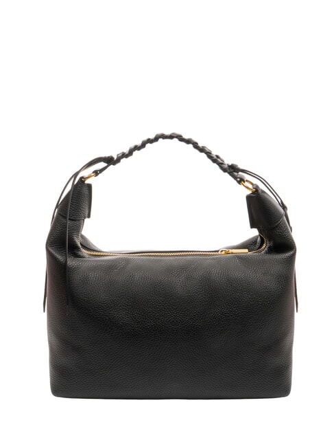 RHEA Leather shoulder bag with shoulder strap Black - Women’s Bags