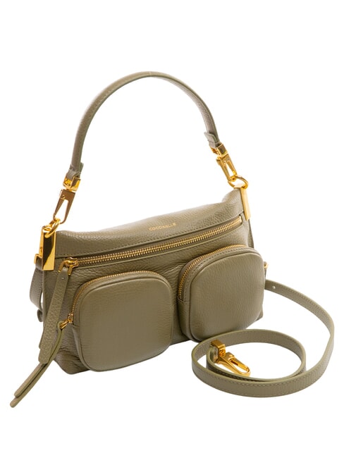 HYLE Small dual-purpose leather bag laurel green - Women’s Bags
