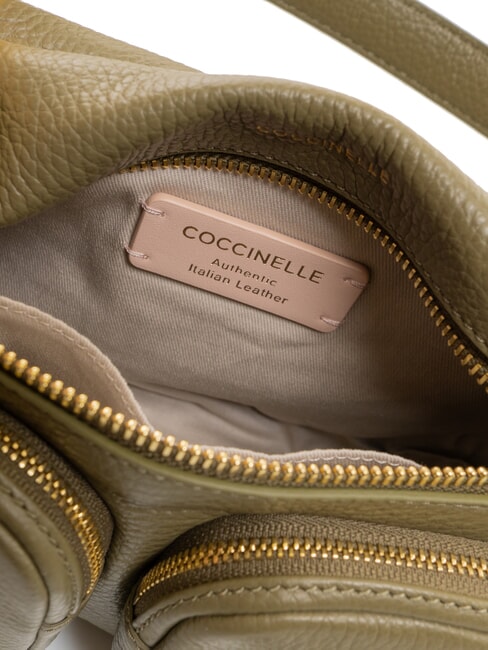 HYLE Small dual-purpose leather bag laurel green - Women’s Bags