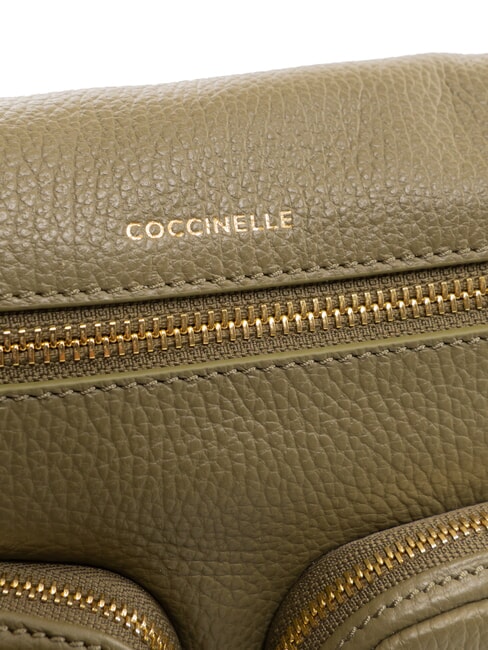 HYLE Medium dual-function leather bag laurel green - Women’s Bags