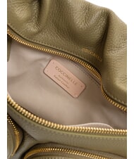 COCCINELLE HYLE Medium dual-function leather bag laurel green - Women’s Bags - 7