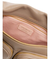 COCCINELLE HYLE Medium dual-function leather bag warm taupe - Women’s Bags - 6