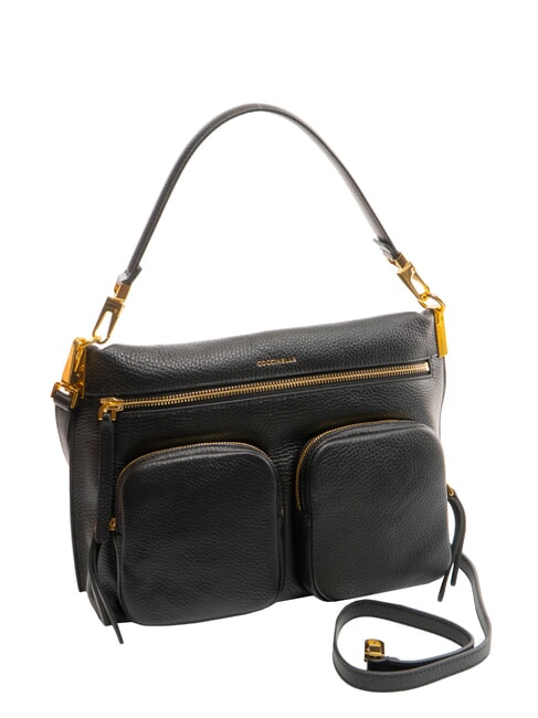 HYLE Medium dual-function leather bag Black - Women’s Bags