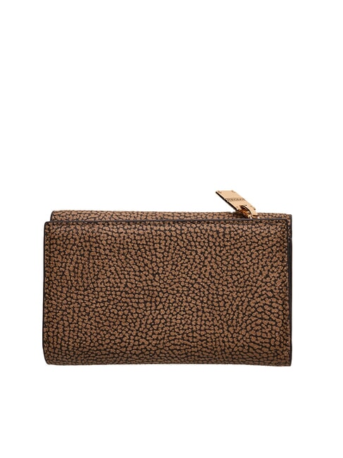 VITE COATED OP Medium wallet with flap natural op / black - Women’s Wallets