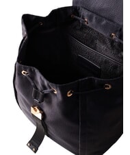 BORBONESE FOLD  Medium backpack dark black - Women’s Bags - 5