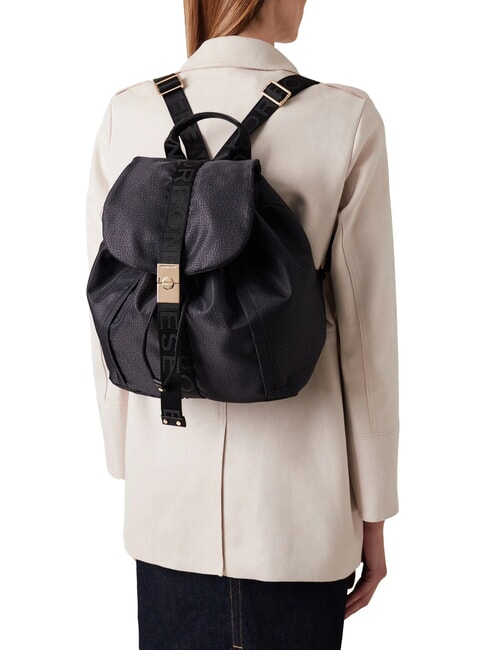 FOLD  Medium backpack dark black - Women’s Bags