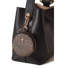 BORBONESE KEYRING  Keychain / Coin purse OP / NATURAL / BLACK - Key holders - 3