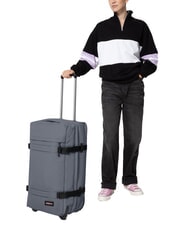 EASTPAK TRANSIT'R M Medium size trolley cobble gray - Semi-rigid Trolley Cases - 6