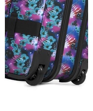 EASTPAK TRANSIT'R M Medium size trolley dreamflower dark - Semi-rigid Trolley Cases - 5