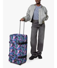 EASTPAK TRANSIT'R M Medium size trolley dreamflower dark - Semi-rigid Trolley Cases - 6