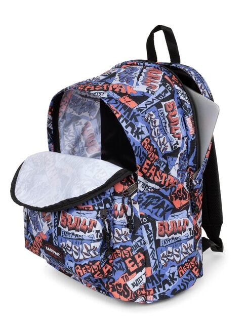 DAY OFFICE  16" Laptop Backpack trashy skate blue - Backpacks & School and Leisure