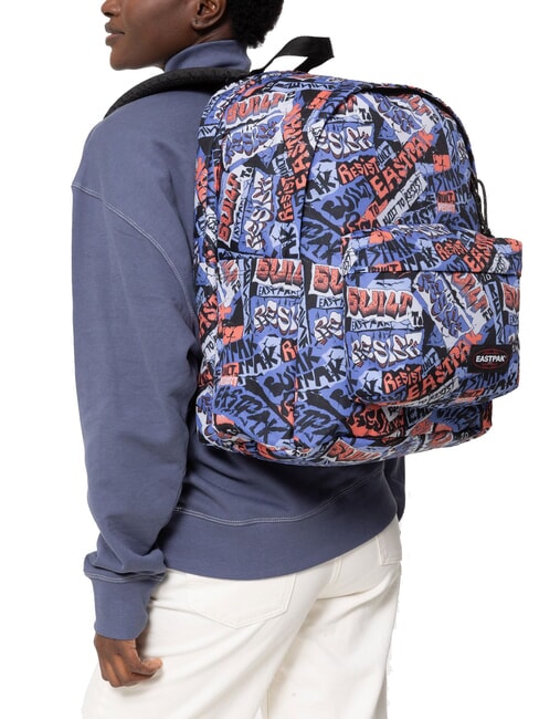DAY OFFICE  16" Laptop Backpack trashy skate blue - Backpacks & School and Leisure