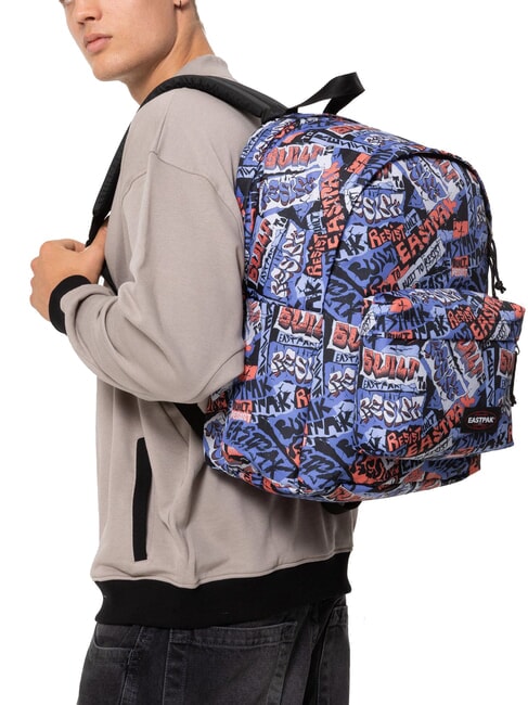 DAY OFFICE  16" Laptop Backpack trashy skate blue - Backpacks & School and Leisure
