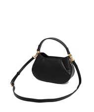 LOVE MOSCHINO CHUNKY TAB Small handbag with shoulder strap Black - Women’s Bags - 3