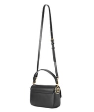 LOVE MOSCHINO CHUNKY TAB Bag with flap and shoulder strap Black - Women’s Bags - 2