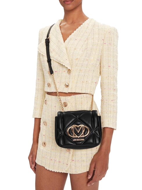 EMBOSSED Mini shoulder bag Black - Women’s Bags