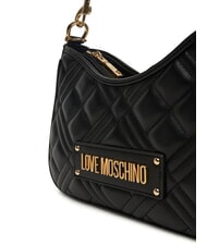 LOVE MOSCHINO QUILTED Dual function bag Black - Women’s Bags - 4