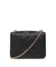 LOVE MOSCHINO QUILTED Dual-function shoulder bag Black - Women’s Bags - 3