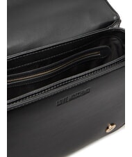 LOVE MOSCHINO QUILTED Dual-function shoulder bag Black - Women’s Bags - 5