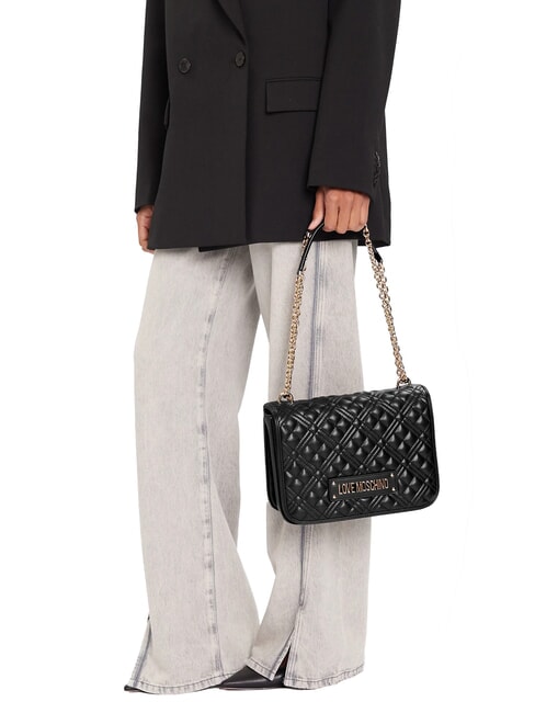 QUILTED Dual-function shoulder bag Black - Women’s Bags