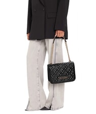 LOVE MOSCHINO QUILTED Dual-function shoulder bag Black - Women’s Bags - 6