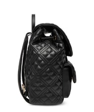 LOVE MOSCHINO QUILTED Backpack with two pockets Black - Women’s Bags - 3