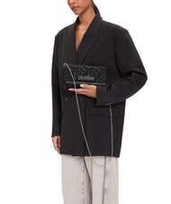 LOVE MOSCHINO SMART DAILY Clutch bag with metal shoulder strap po00bx - Women&rsquo;s Bags - 5