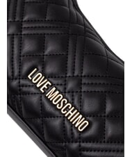LOVE MOSCHINO QUILTED Shoulder bag Black - Women’s Bags - 4