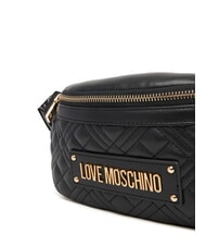 LOVE MOSCHINO QUILTED Shoulder bag Black - Women’s Bags - 4