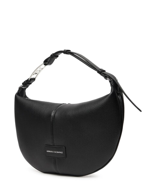 LIZ PEBBLE Medium hobo shoulder bag black - Women’s Bags