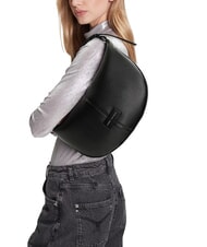 ARMANI EXCHANGE LIZ PEBBLE Medium hobo shoulder bag black - Women’s Bags - 5