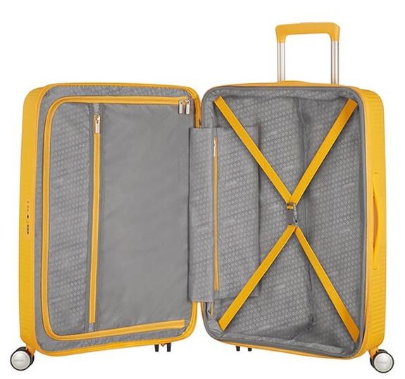 trolley case SOUNDBOX line. large. expandable goldenyellow - Rigid Trolley Cases