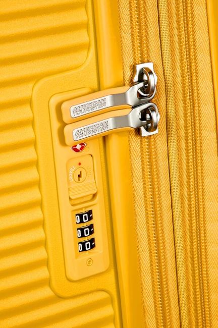 trolley case SOUNDBOX line. large. expandable goldenyellow - Rigid Trolley Cases
