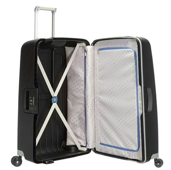 Trolley S'CURE line, extra-large size BLACK - Rigid Trolley Cases