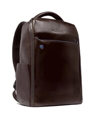 PIQUADRO BLUE SQUARE Fast-check 14" laptop backpack MAHOGANY - Laptop backpacks - 2