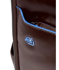 PIQUADRO BLUE SQUARE Fast-check 14" laptop backpack MAHOGANY - Laptop backpacks - 4