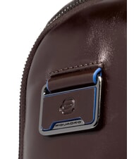 PIQUADRO BLUE SQUARE Fast-check 14" laptop backpack MAHOGANY - Laptop backpacks - 5