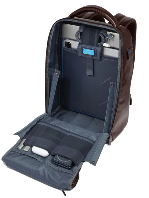 BLUE SQUARE Fast-check 14" laptop backpack MAHOGANY - Laptop backpacks
