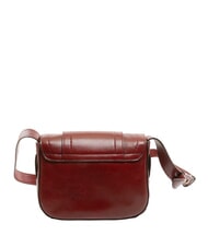 THE BRIDGE BENEDETTA  Mini shoulder bag, in leather Chianti / Bordeaux / Gold - Women’s Bags - 4