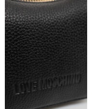 LOVE MOSCHINO GIANT Mini shoulder bag Black - Women’s Bags - 3